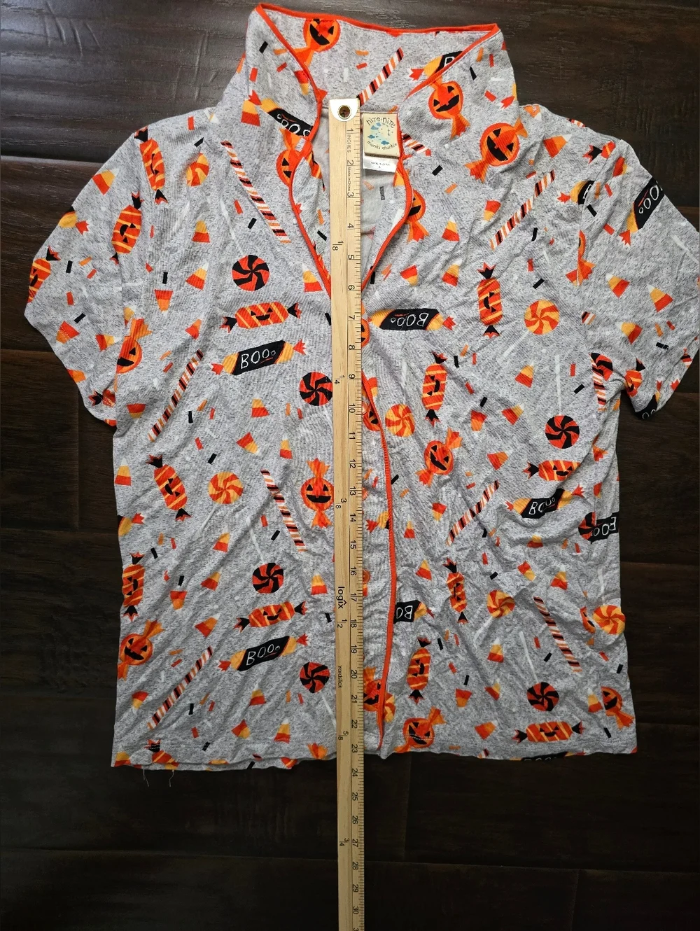 Munki Munki Nite Nite Womens Stretchy Soft Halloween Sleepwear Set Large